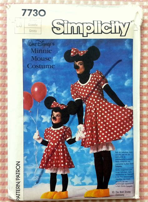 minnie mouse costume sewing pattern